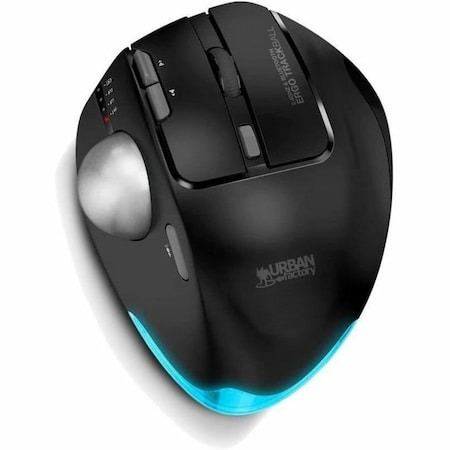 Urban Factory ERGO PRO MAX: BLUETOOTH AND 2.4GHZ ERGONOMIC MOUSE WITH TRACKBALL AND ADJUSTABLE EMT01UF