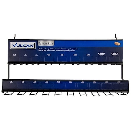 Vulcan Vulcan 994900 Drill Bit Rack, Spade, 30 Slot 994900