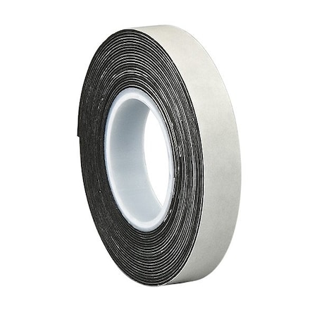 3M Double Coated Foam Tape, Black, 5 yd L VG-532B