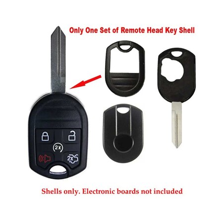 Aks Keys 2007 - 2015 Ford Lincoln Remote Key Shell 5B RS-FORD-20