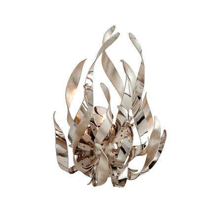 Corbett Lighting Graffiti 1 Light Wall Sconce 10 In. Silver Leaf 154-11-SL/SS