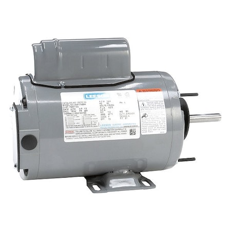 Leeson Farm Duty Motor, Permanent Split Capacitor, 1/2 HP, 115/230V AC, 1,625 Nameplate RPM, 48Y Frame 100701.00