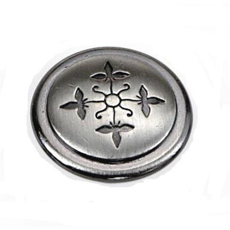 Grilltown 1.25 in. Cimarron Knob - Satin Nickel GR2490264