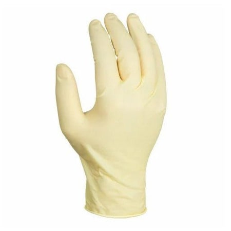 Safety Zone Latex Powder Free 8 mil Total Grip Exam Gloves - Natural, Med - Box of 100 GL-L165FM