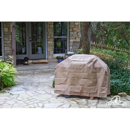 Koverroos III Supersize Barbecue Cover No. 2- Taupe - 23 D x 76 W x 45 H in. 33065