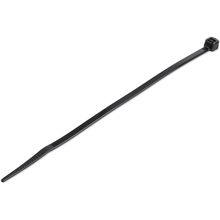 Startech.Com 100 PACK OF CABLE TIES: KEEP CABLES ORGANIZED WITH 6IN 152.4 MM BLACK ZIP TIES FOR 1.4IN 36 MM CBMZT6B