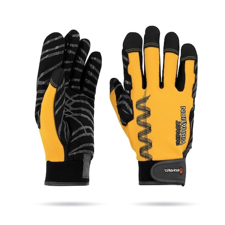 Eureka Safety Vibration Reduction Gloves, >250 Hz, Excellent Grip, Cut Level 3 - Size 8, PR IMPVIB-8