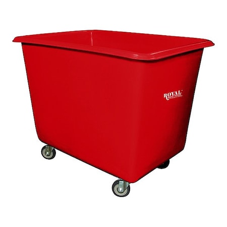Royal Basket Trucks Poly Truck Metal Base, 46" L, Red G18-RDX-PGC-4UNN