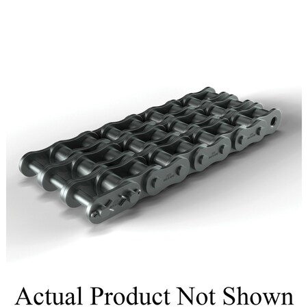 Hkk Chain Riveted Standard Roller chain, 10 ft OAL, 2 P, 1-1/8 Dia x 1-1/4 in W Roller, Alloy Steel RC160R3A