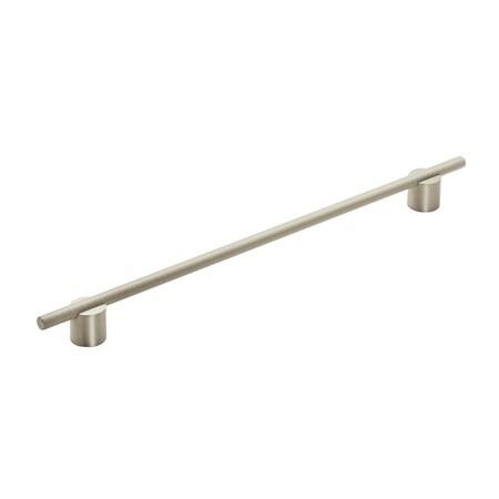 Amerock Transcendent 12-5/8 in 320 mm Center-to-Center Silver Champagne Cabinet Pull BP7414320SCSC