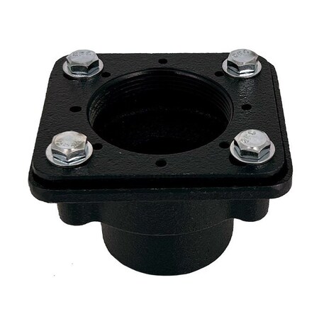 Mountain Plumbing Shower Drain Body - Cast Iron Rough-In - Rectangular MT501C-ROUGH/CAST