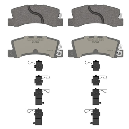 Wagner Brake OEX Rear Disc Brake Pad Set Premium Ceramic,  OEX325