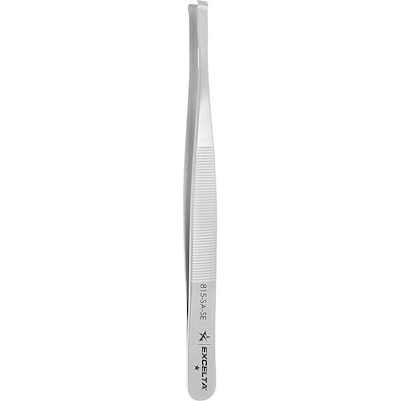 Excelta Tweezers, SS, 4 1/2" L, Straight 815-SA-SE