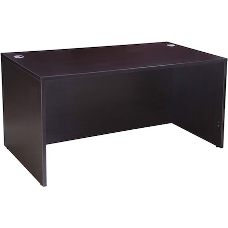 Boss 60" W Office Desk, Mocha N103-MOC