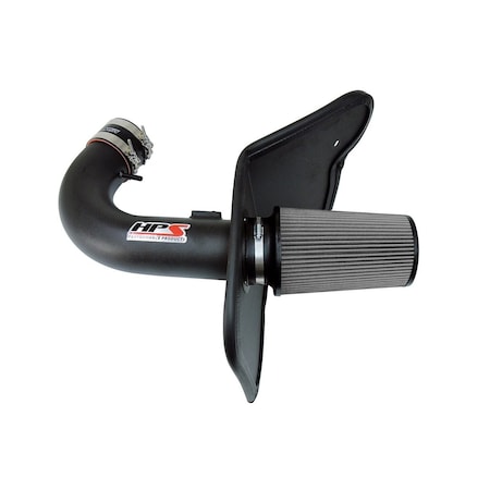 Hps Performance Air Intake Kit with Heat Shield, Black,  827-607WB