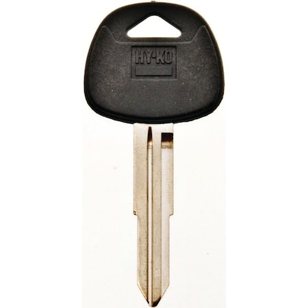 Hy-Ko Automotive Key Blank, Brass/Plastic, Nickel, For: Hyundai Vehicle Locks 12005HY14