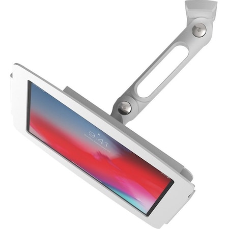 Compulocks iPad 10.2IN Space Enclosure Swing Wall Mount White 827W102IPDSW