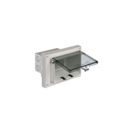 Arlington Low Profile IN-BOX for 1/2 in Siding Retrofit, Horizontal, Clear DBHR141C