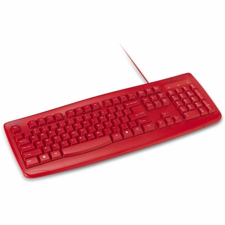 Kensington F, WIRED WASHABLE KEYBOARD RED, UN K75237NA