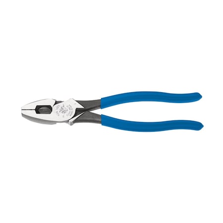 Klein Tools 9 3/8 in 2000(TM) Linemans Plier High Leverage w/ Fish Tape Puller , Steel D2000-9NETP
