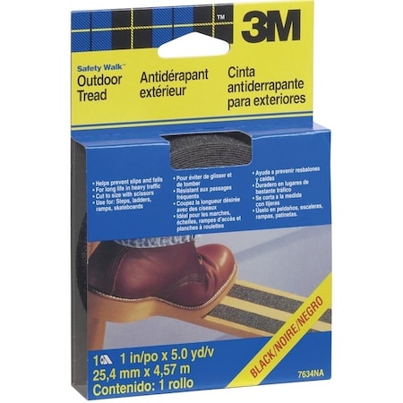 3M SafetyWalk Outdoor Tread, 4572 m L, 1 in W 7634