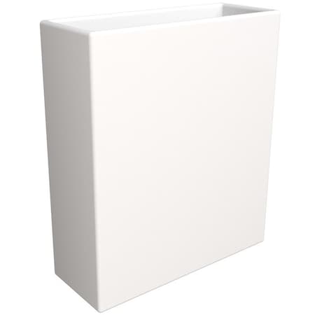 Leisuremod Thistle Rectangular Fiberstone & MgO Clay Planter, Weather-Resistant, Indoor/Outdoor, No Assembly TP28W