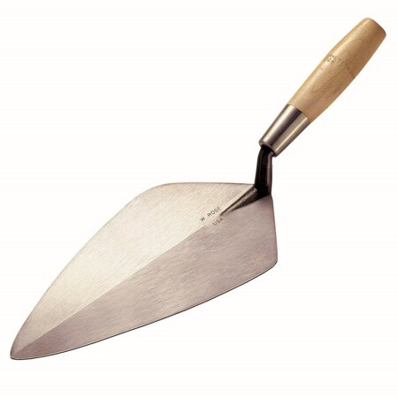 Kraft Tool Kraft Tool 9" Wide London Brick Trowel w/6" Wood Handle RO112-9