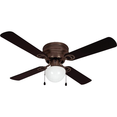 Home Impressions Neptune 42'' Oil Rubbed Bronze Ceiling Fan with Light Kit CF42NEP4ORB-L