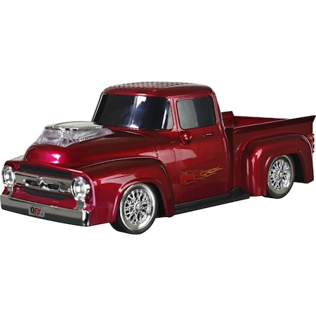 Qfx BT-1956 Portable Bluetooth Speaker System - Red - Battery Rechargeable - USB BT-1956RED