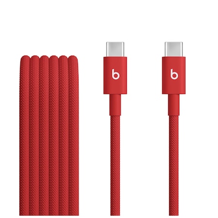 Beats Red Woven Cable USB-C to USB-C Cable For Smartphones MDGF4LL/A
