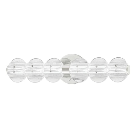 Hudson Valley Lighting Lindley 6 Light Bath And Vanity 5 In. Polished Nickel 1906-PN