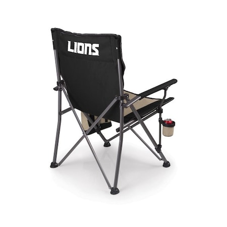 Picnic Time Family Of Brands NFL Detroit Lions - Big Bear XXL Camping Chair with Cooler 808-00-175-115-2