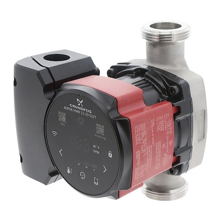 Grundfos Circulating Pump, Union, 1/8 hp, 115V AC 92603113