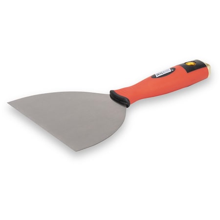 Wal-Board Tools Joint Knife 6", Soft Grip Handle, Hammer-End Knife, Drywall Knife 022-036