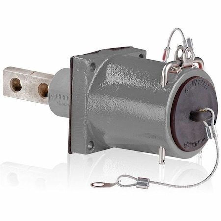Leviton Rhino-Hide 49 Series Female Rec Gray 49FR2-CGY