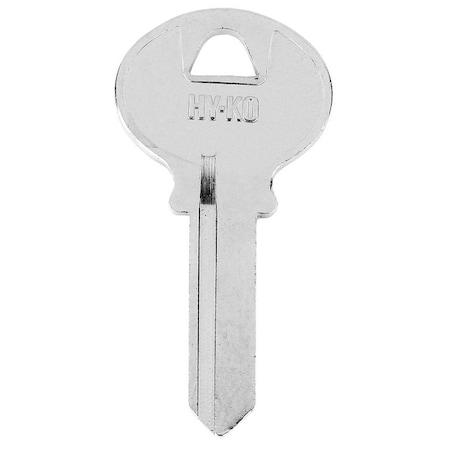 Hy-Ko Key Blank, Brass, Nickel-Plated, For: Corbin/Russwin CO17 Locks 11010CO17