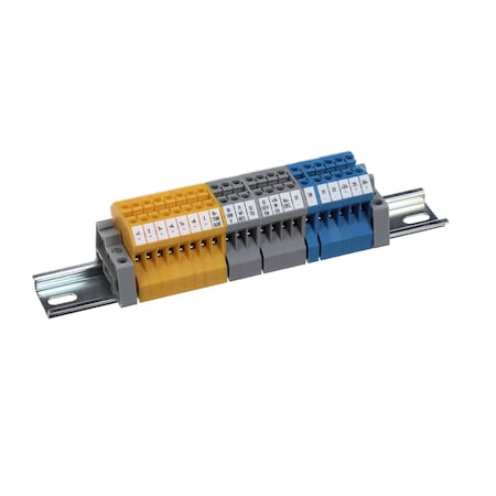 Hussmann Fuse Block, 600 Volt, 110 Amp, 21 Terminal 0426783