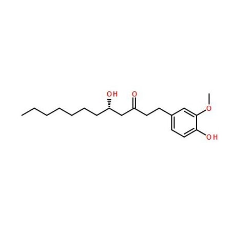 Ak Scientific (5S)-5-Hydroxy-1-(4-hydroxy-3-methoxyphenyl)dodecan-3-one (50mg), CAS 23513-08-8 V2321-50mg
