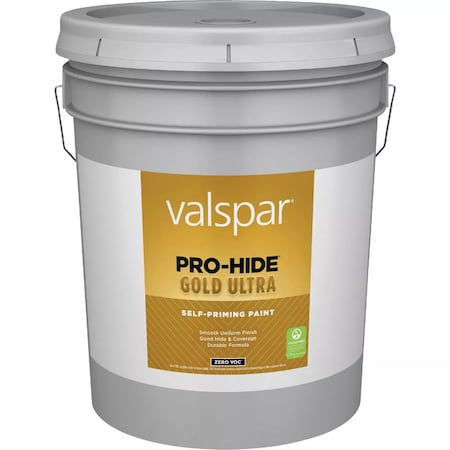 Valspar Pro Hide Gold Ultra Zero VOC Latex Eggshell Interior Paint Clear Base 5 Gal. 028.0062004.008