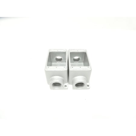 Abb SET OF 2 CAST DEVICE BOX IRON 1IN CONDUIT OUTLET BODIES AND BOX FDC3-TB