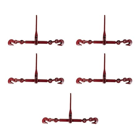 Mytee Products Mytee Products 3/8in-1/2in Heavy Duty Ratchet Binder w/ Grab Hooks 9,200 # WLL, 5PK CBRS38x5