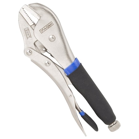 Vulcan Straight Jaw Lock Plier, 10 in OAL, Cushion-Grip Handle JL-NP023