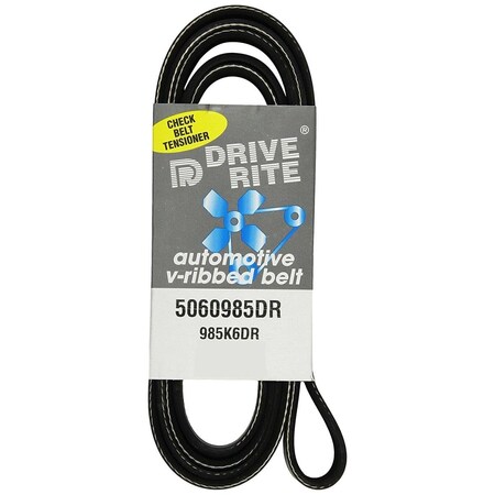 Dayco 5060985DR V-Ribbed Serpentine Belt for 2007 Ford E-series with AC 6.8L D35-5060985DR