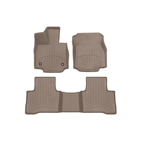 Weathertech Tan, Front and Rear FloorLiner HP 451516-1-3IM