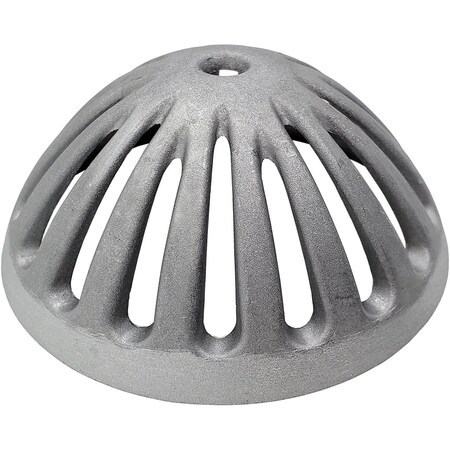 Amgood Floor Drain Strainer Aluminum, 5.5 in. Dome FSDS-Z