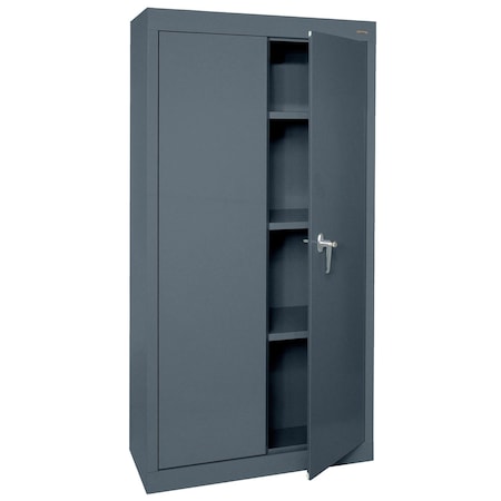 Sandusky Lee Light Duty Welded Steel Storage Cabinet, 30x18x66, Charcoal VF31301866-02