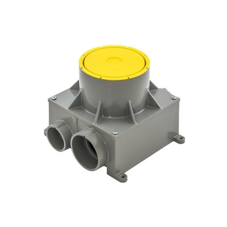 Hubbell PVC Box, 4 in CFBS1R4 Series, 5.00 in Minimum Depth of Pour CFBS1R4PFB