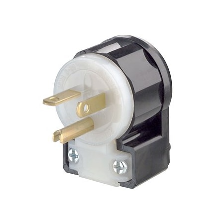 Leviton Industrial Grade Angle Plug 20 Amp, 250 Volt 5466-CA