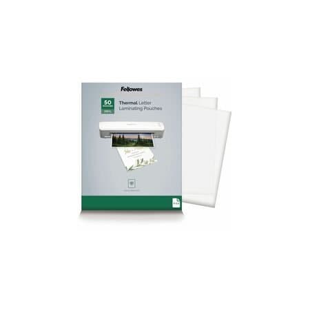 Fellowes Letter-Size Thermal Laminating Pouches, Sheet Size Supported: Letter 8.50in W x 11in L, 10PK 5744301