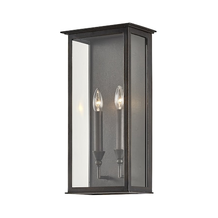 Troy Lighting Chauncey 2 Light Wall Sconce 9.5 In. Vintage Bronze B6992-VBZ